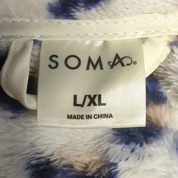 Soma Leopard Print Women's Robe - Picture 8 of 11